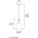 Centennial 1 Light 6.25 inch Polished Nickel Single Pendant Ceiling Light