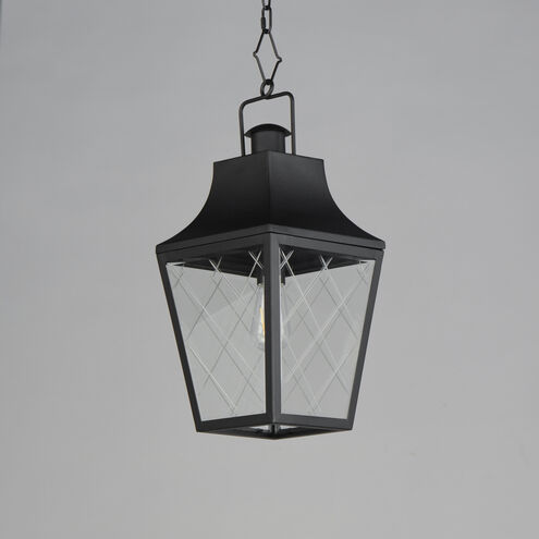 Storybook 1 Light 9.5 inch Black Outdoor Pendant