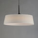 Paramount LED 21.25 inch Black Single Pendant Ceiling Light