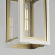 Neoclass 1 Light 7 inch White/Gold Outdoor Pendant
