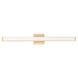 Spec Vanity LED 36 inch Gold Bath Vanity Wall Light