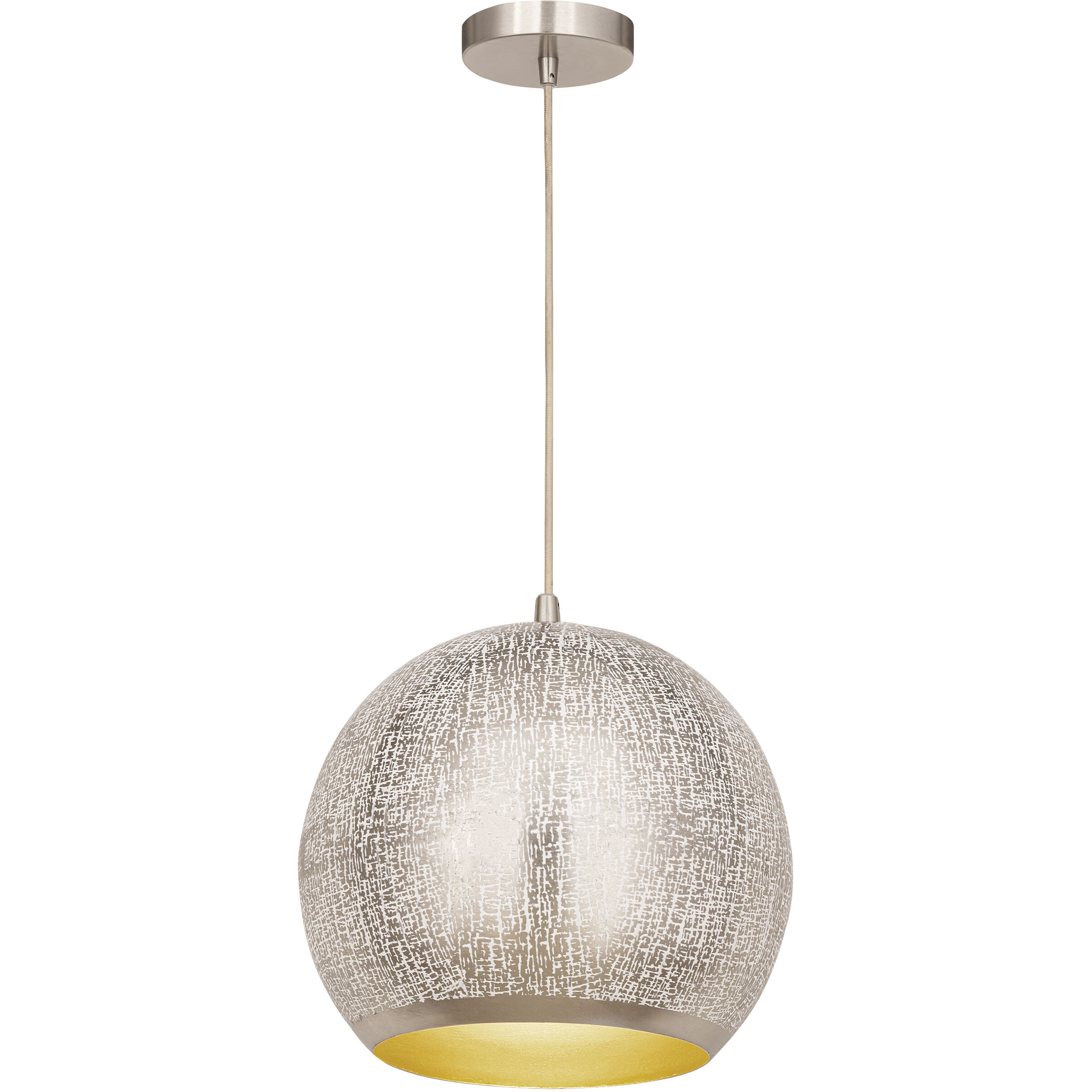 Aurelia 1 Light 10 inch Mini Pendant Ceiling Light in Steel ARW
