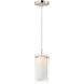 Duo LED 4.5 inch Satin Nickel Mini Pendant Ceiling Light