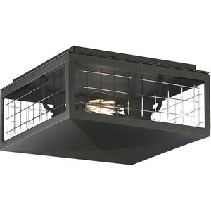 Magnus 6.25 inch 60 watt Black Outdoor Deck Lantern