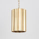 Allegra 1 Light 9.5 inch Weathered Brass Mini Pendant Ceiling Light