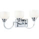 Swale 3 Light 24.75 inch Polished Chrome Bath Vanity Wall Light