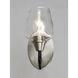 Goblet 1 Light 4.75 inch Black and Satin Nickel Wall Sconce Wall Light