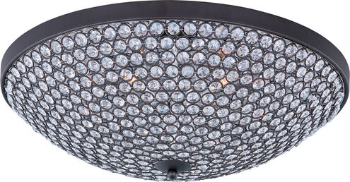 Glimmer 6 Light 19 inch Bronze Flush Mount Ceiling Light