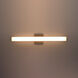Rail LED 24 inch Satin Nickel Bath Vanity Wall Light