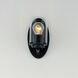 Corona 1 Light 4.5 inch Black Bath Vanity Wall Light in Clear