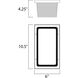 Wall Pak LED 6 inch Black Wall Sconce Wall Light