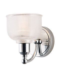 Hollow 1 Light 6 inch Polished Chrome Wall Sconce Wall Light