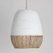Tamba 1 Light 16 inch Ivory Single Pendant Ceiling Light