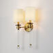 Lucent 2 Light 13.75 inch Heritage Wall Sconce Wall Light