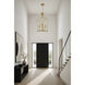 Paloma 3 Light 15 inch Gold Leaf Entry Foyer Pendant Ceiling Light