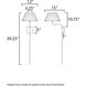 Dunbridge 1 Light 12 inch Polished Nickel Wall Sconce Wall Light