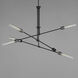 Equilibrium LED 51.75 inch Black Multi-Light Pendant Ceiling Light