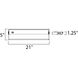 CounterMax MX-X12 120 Xenon 21 inch Metallic Bronze Under Cabinet