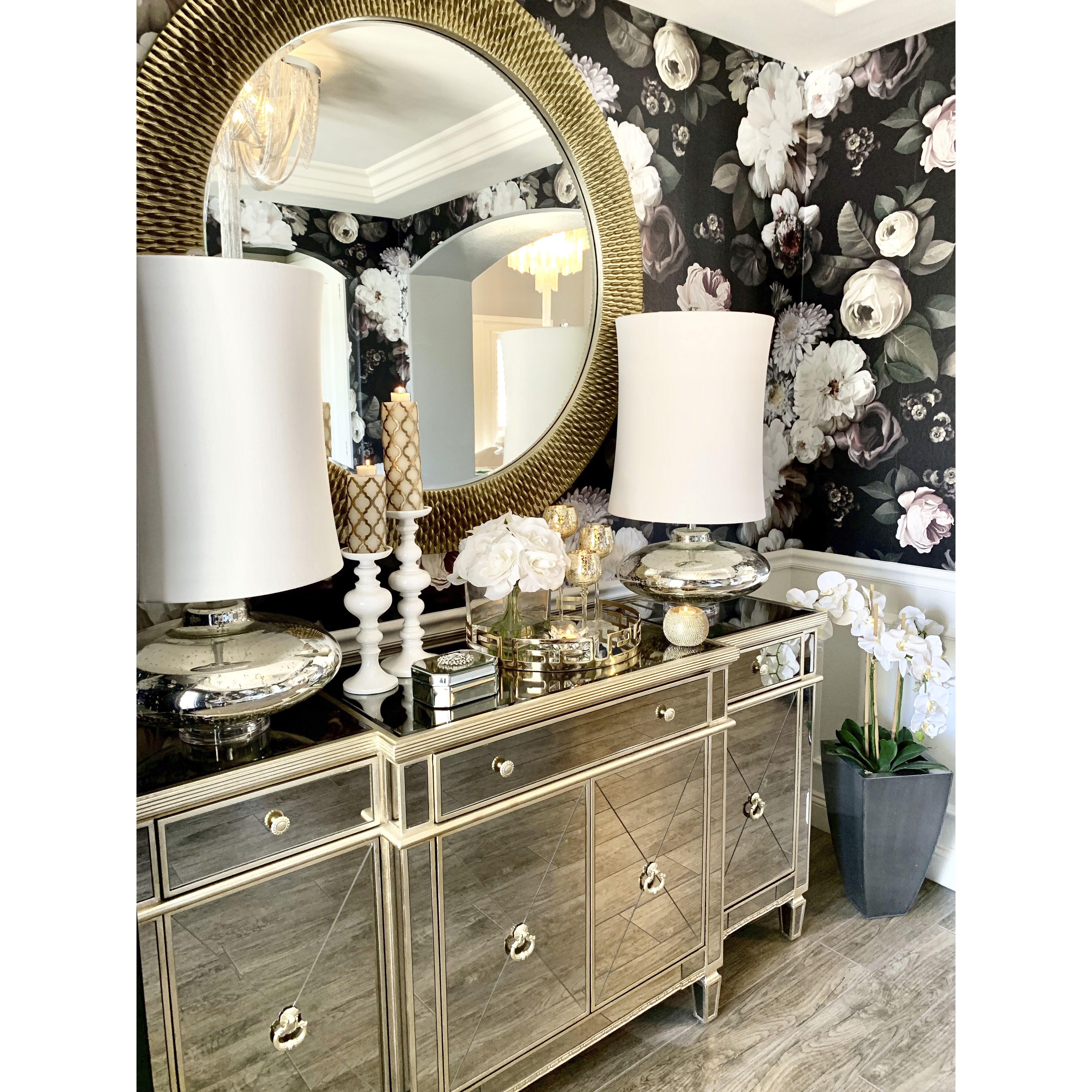 Chantilly 6 Light 18 inch Polished Nickel Flush Mount Ceiling Light