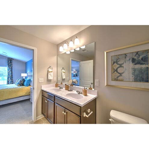 Stefan 4 Light 30 inch Satin Nickel Bath Vanity Wall Light