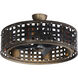 Portcullis 22 inch Bronze Gilt Fandelight, Smart Light