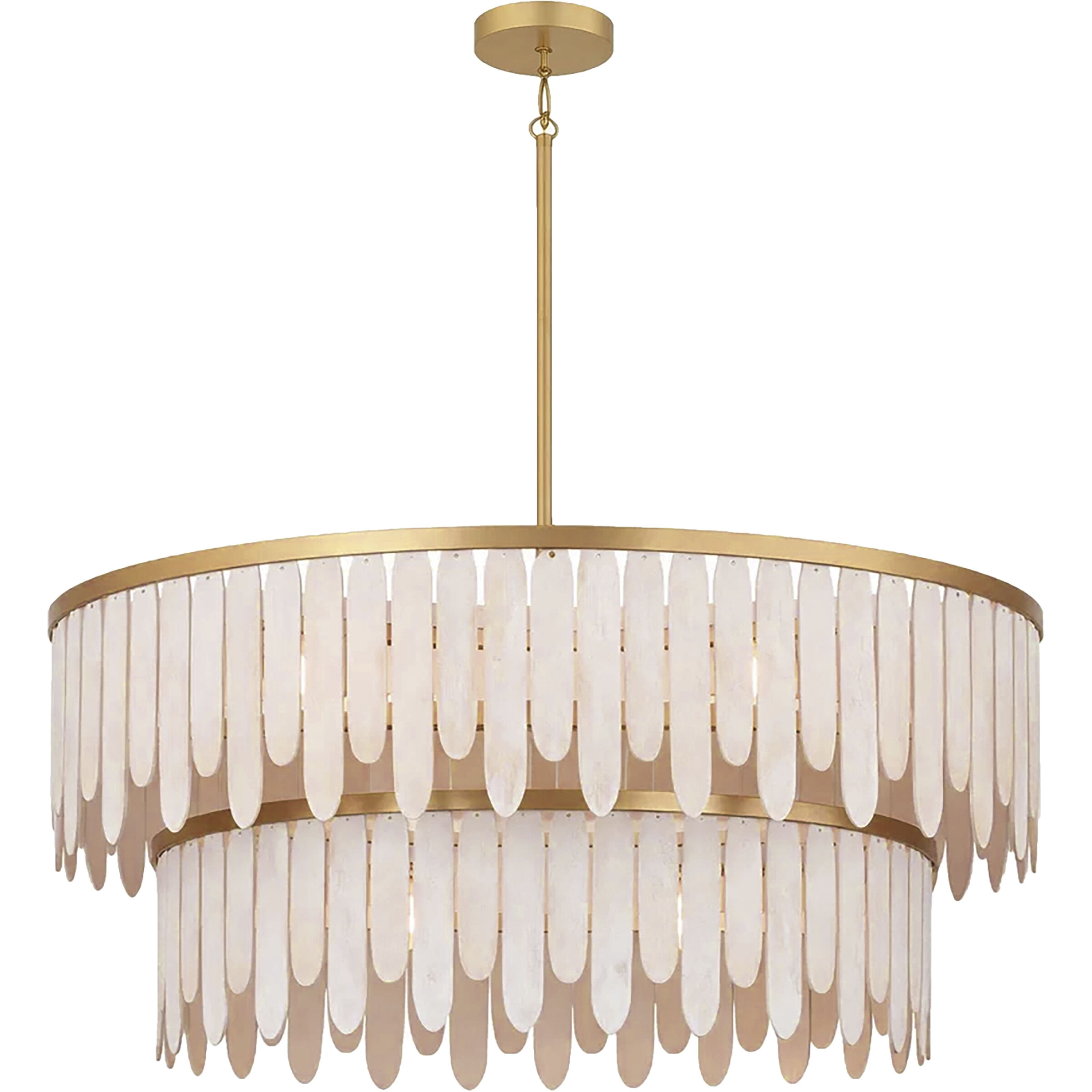 Marimba 7 Light 36 inch Weathered White Single Pendant Ceiling Light
