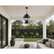 Westlake 3 Light 9 inch Black Outdoor Hanging Lantern