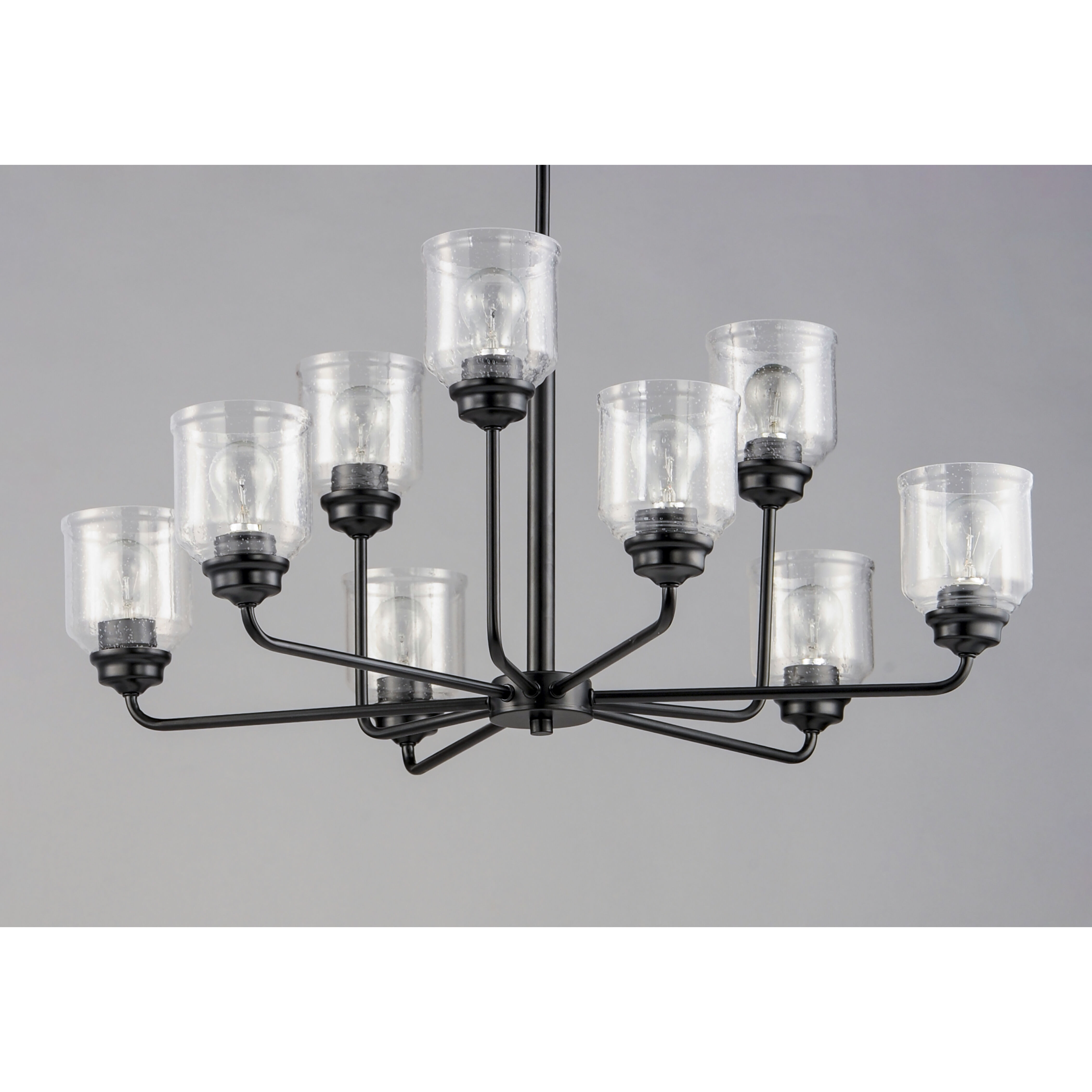 Acadia 9 Light 35 inch Black Chandelier Ceiling Light
