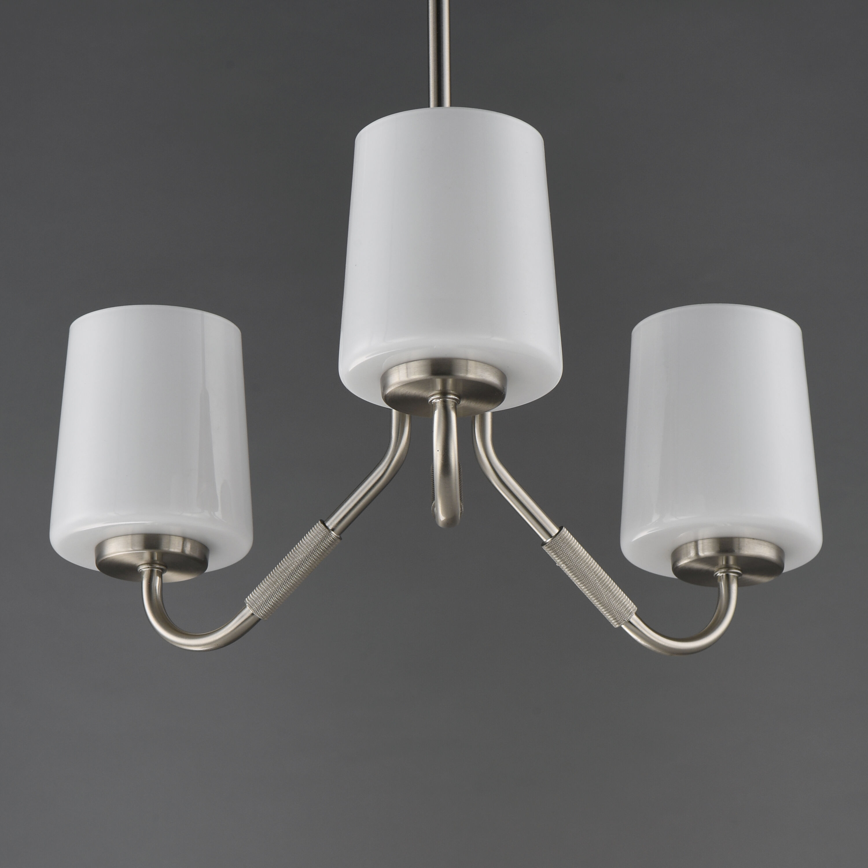 Durham 3 Light 18.5 inch Satin Nickel Mini Chandelier Ceiling Light