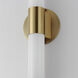 Tubo LED 30 inch Natural Aged Brass Bath Vanity Wall Light