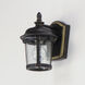 Dover VX 1 Light 9.5 inch Bronze Outdoor Wall Mount