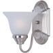 Essentials - 801x 1 Light 6 inch Satin Nickel Wall Sconce Wall Light in Frosted