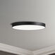 Trim LED 9 inch Black Flush Mount Ceiling Light