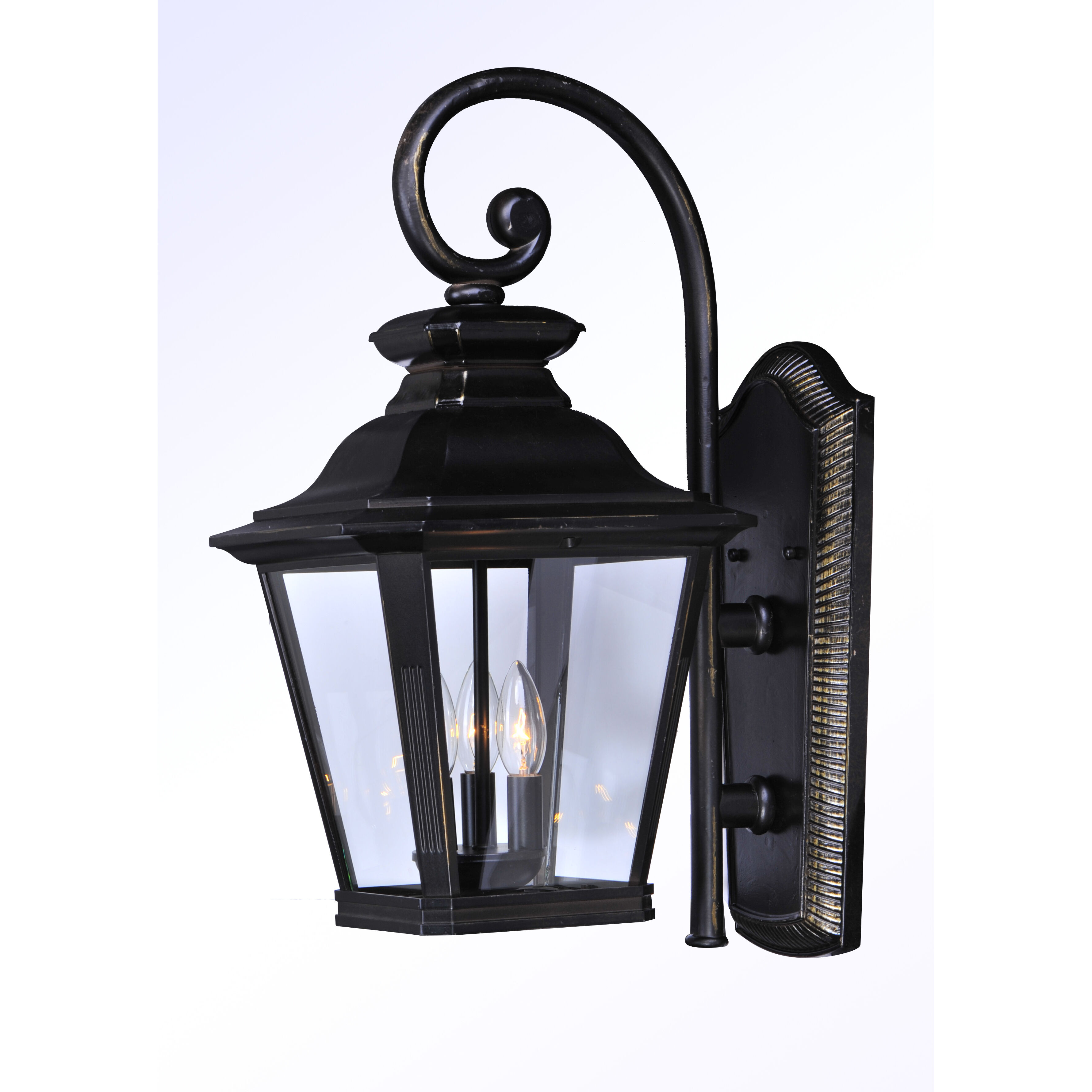 Knoxville 3 Light 19 inch Bronze Outdoor Wall Sconce