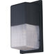 Wall Pak LED 6 inch Black Wall Sconce Wall Light