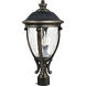 Camden VX 3 Light 23 inch Golden Bronze Outdoor Pole/Post Mount