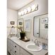 Finn 5 Light 43.5 inch Satin Brass/Brushed Platinum Vanity Light Wall Light