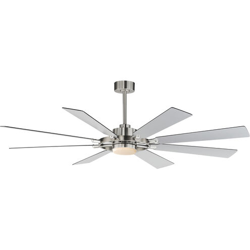 Helm 72 inch Satin Nickel Indoor Ceiling Fan