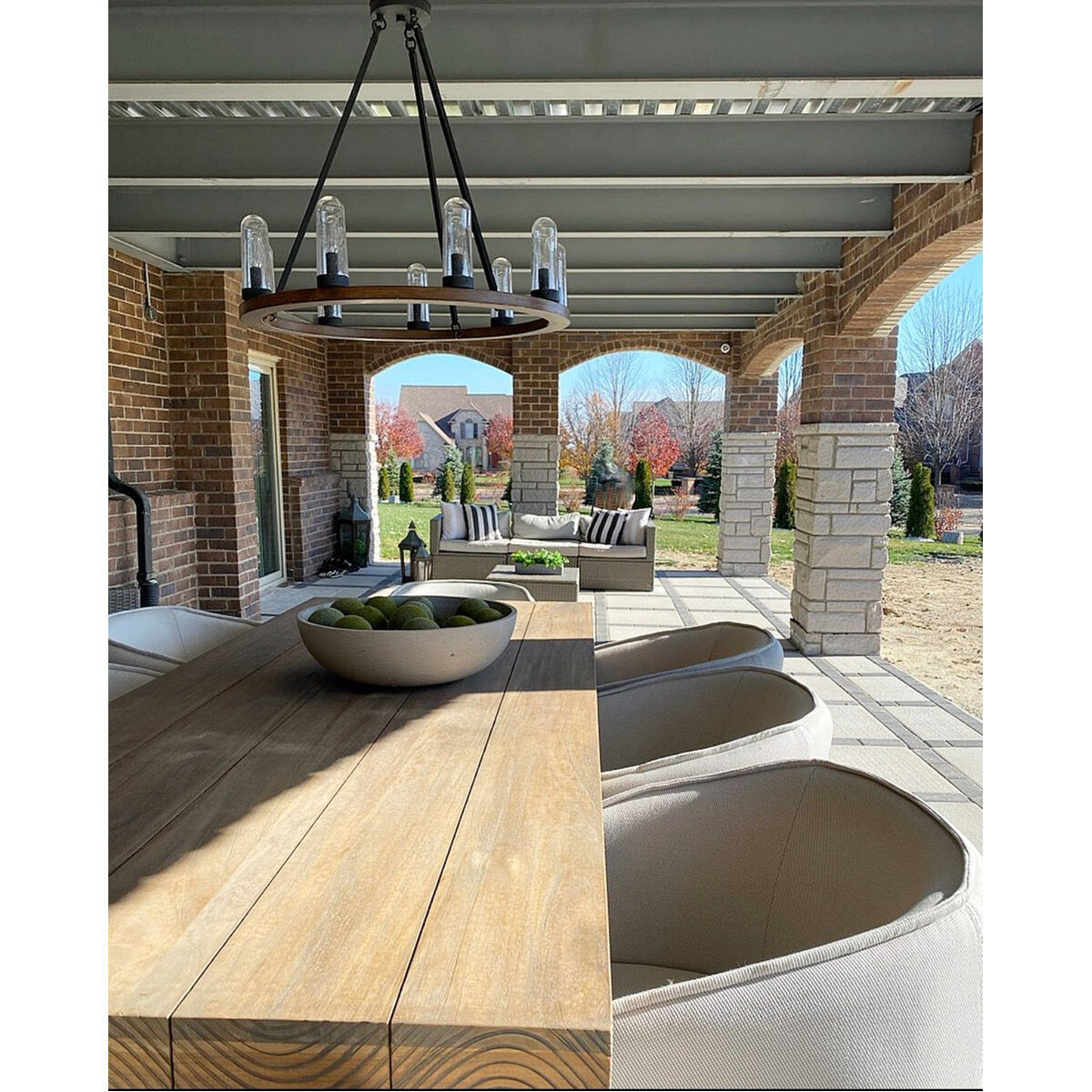 Lido 2 Light 15 inch Antique Pecan/Black Outdoor Wall Mount in Antique Pecan and Black