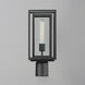 Cabana 1 Light 16.75 inch Black Outdoor Pole/Post Mount