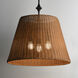 Baja 3 Light 24 inch Dark Bronze Single Pendant Ceiling Light