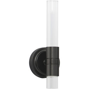 Ovation LED 4 inch Black Wall Sconce Wall Light