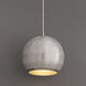 Aurelia 1 Light 10 inch Arctic White Mini Pendant Ceiling Light in Steel ARW