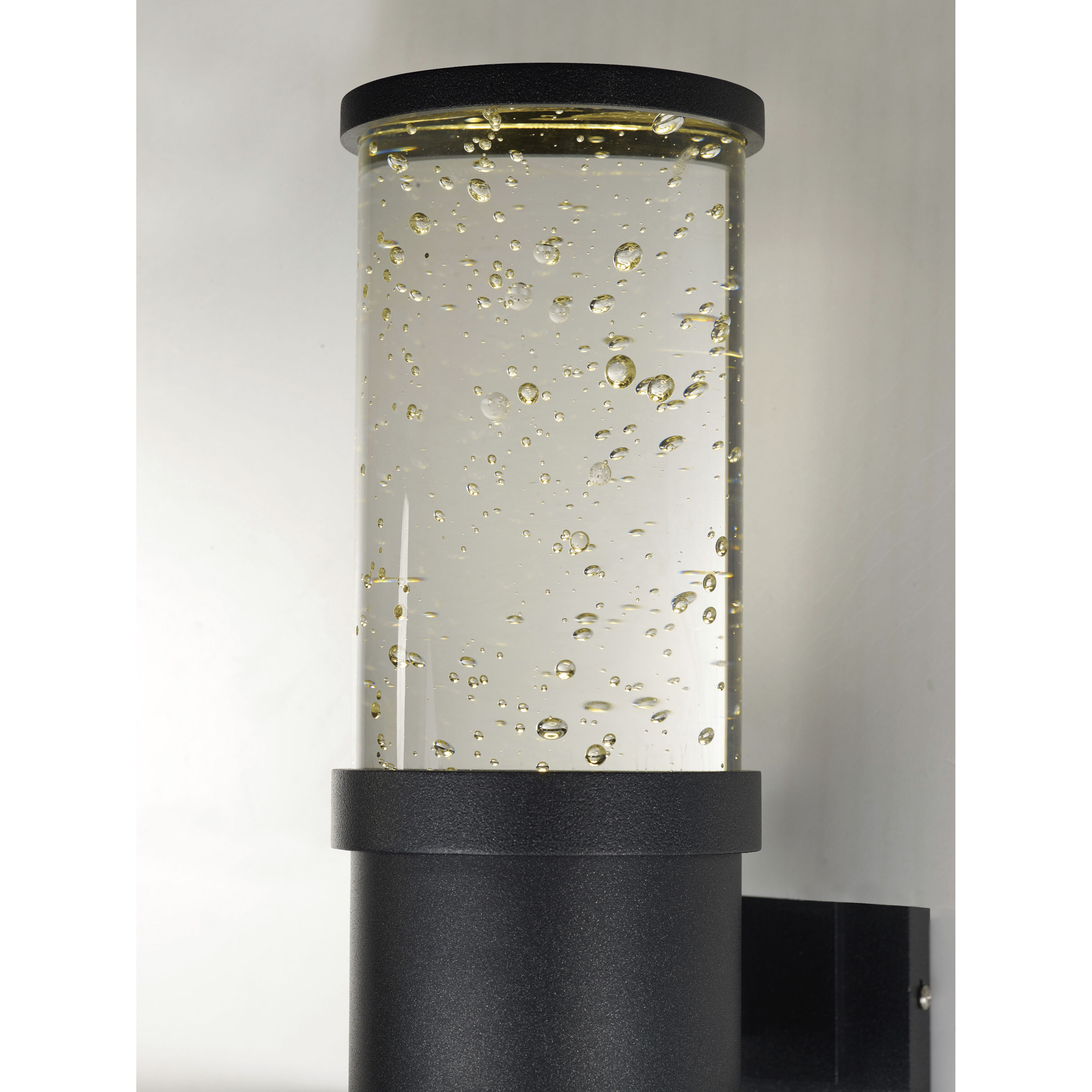 Pillar LED 11 inch Galaxy Black Outdoor Wall Light