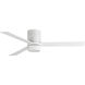 Tanker 52 inch Matte White Ceiling Fan with Light Kit, Outdoor Ceiling Fan