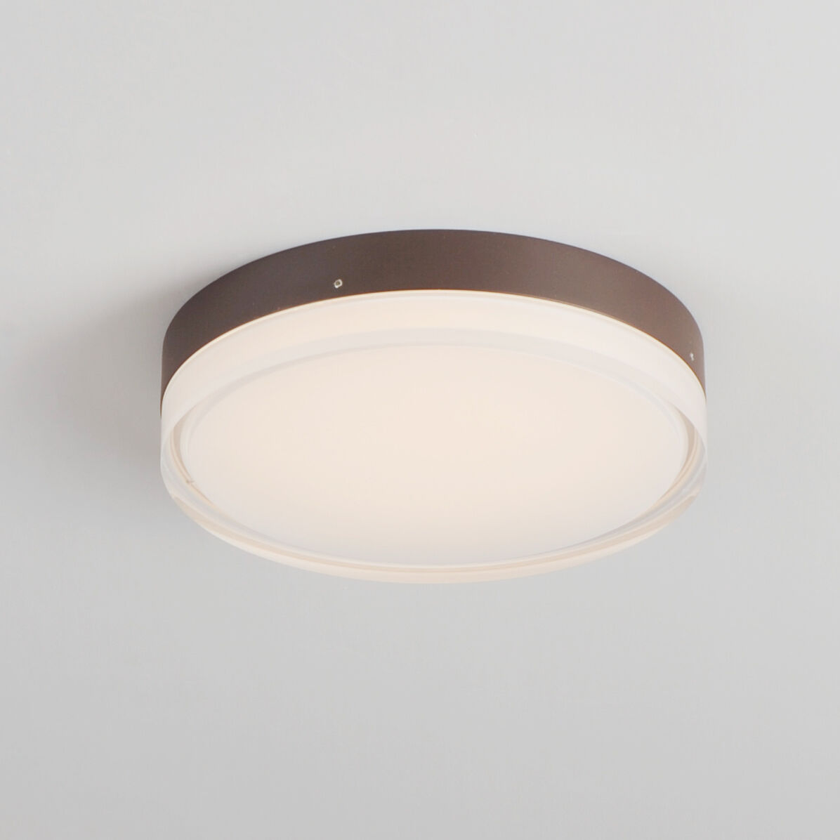 Illuminaire II LED 7 inch Bronze Flush Mount Ceiling Light