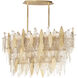Majestic 18 Light 16.5 inch Gold Leaf Chandelier Ceiling Light