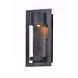 Focus LED 15 inch Black Outdoor Wall Sconce