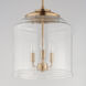 Acadia 3 Light 13.75 inch Heritage Multi-Light Pendant Ceiling Light