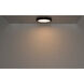 Wafer LED LED 10 inch Bronze Flush Mount Ceiling Light